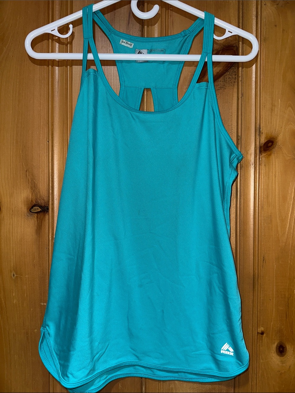 RBX Teal Racerback Workout Tank
